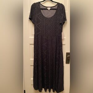 NWT LuLaRoe Black Riley Dress